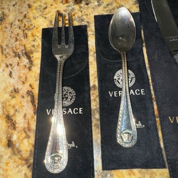 Versace Medusa silver Cutlery 7-Piece Set - Picture 4 of 12